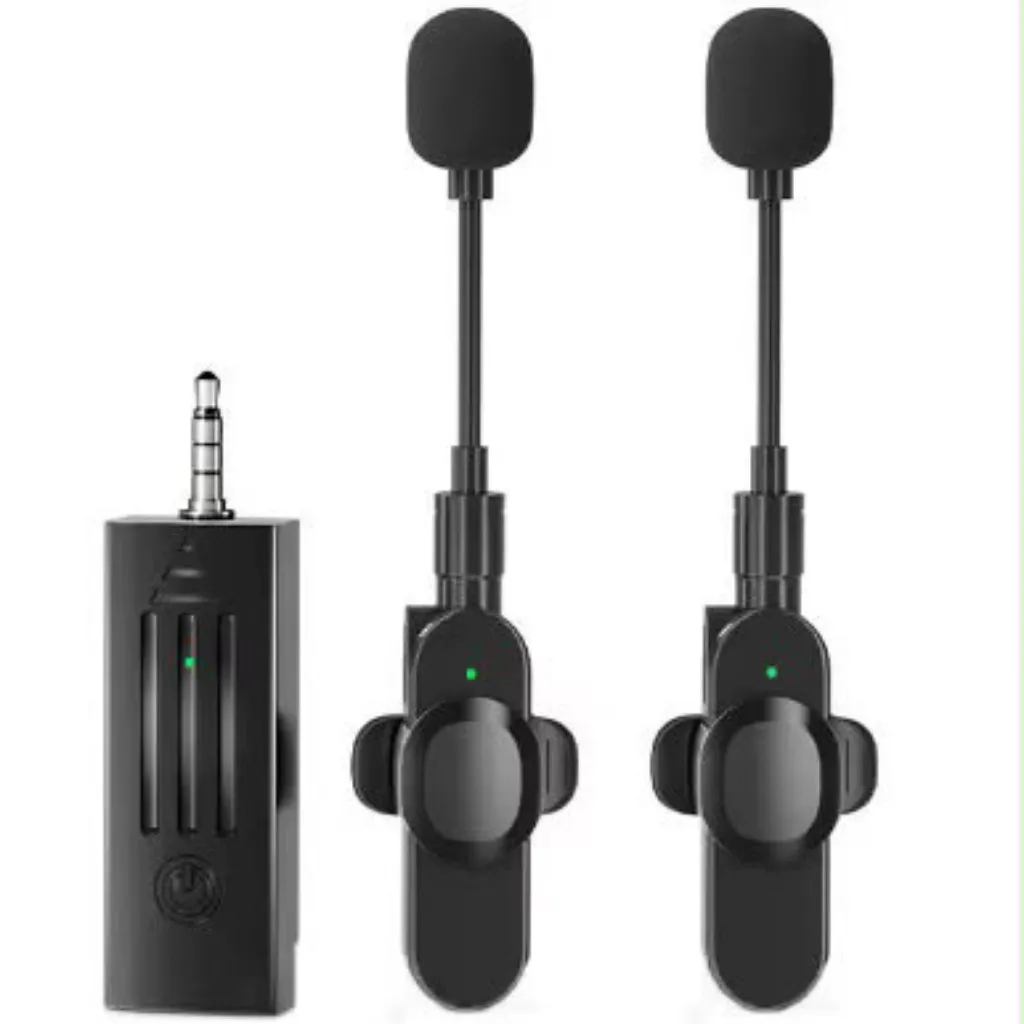 Microfone Lapela Sem Fio 3 em 1 — Plug & Play